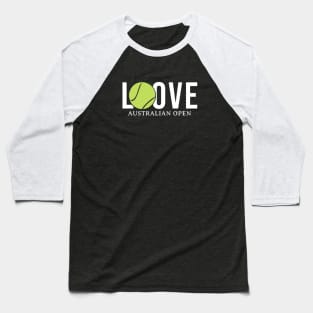 Love Australian Open Baseball T-Shirt